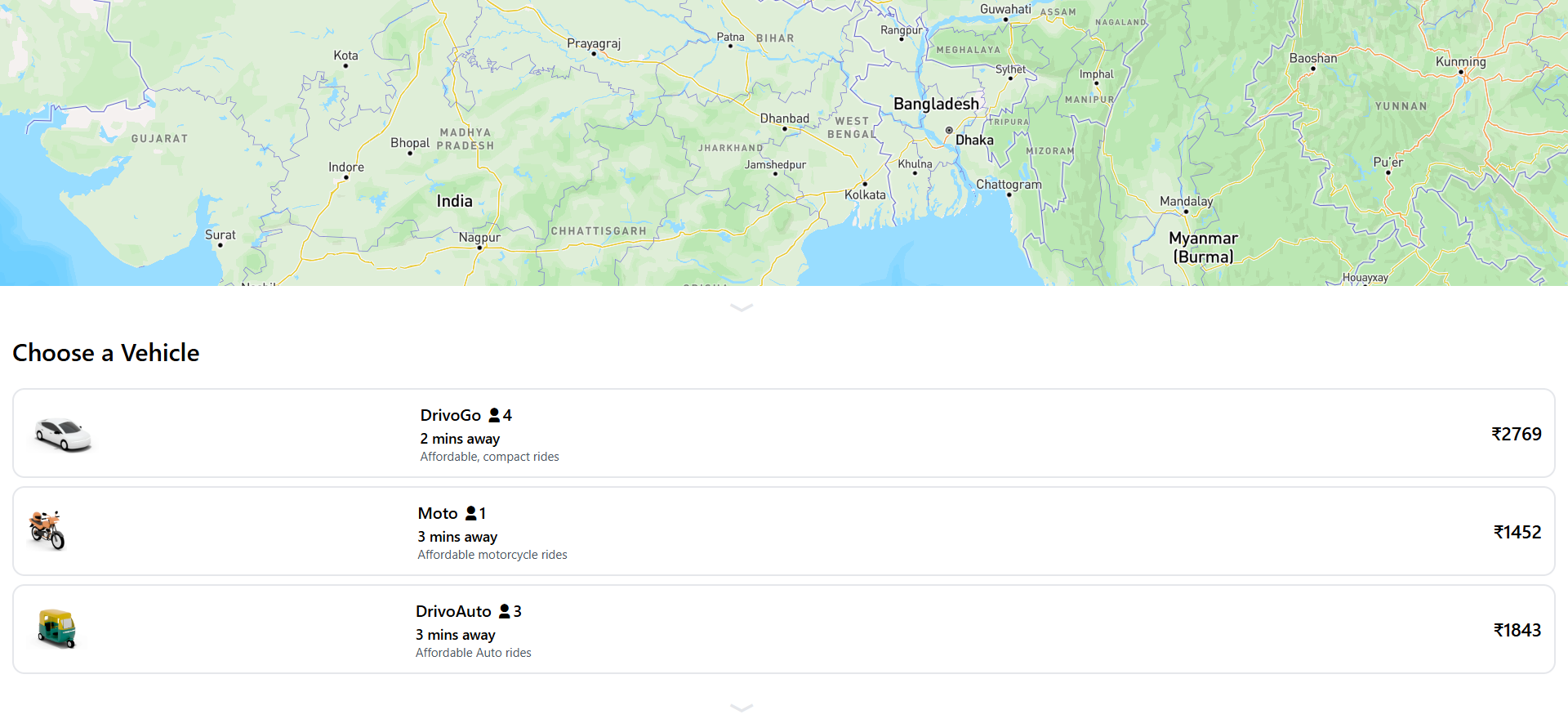 Drivo — Real-Time Ride Booking Platform thumbnail